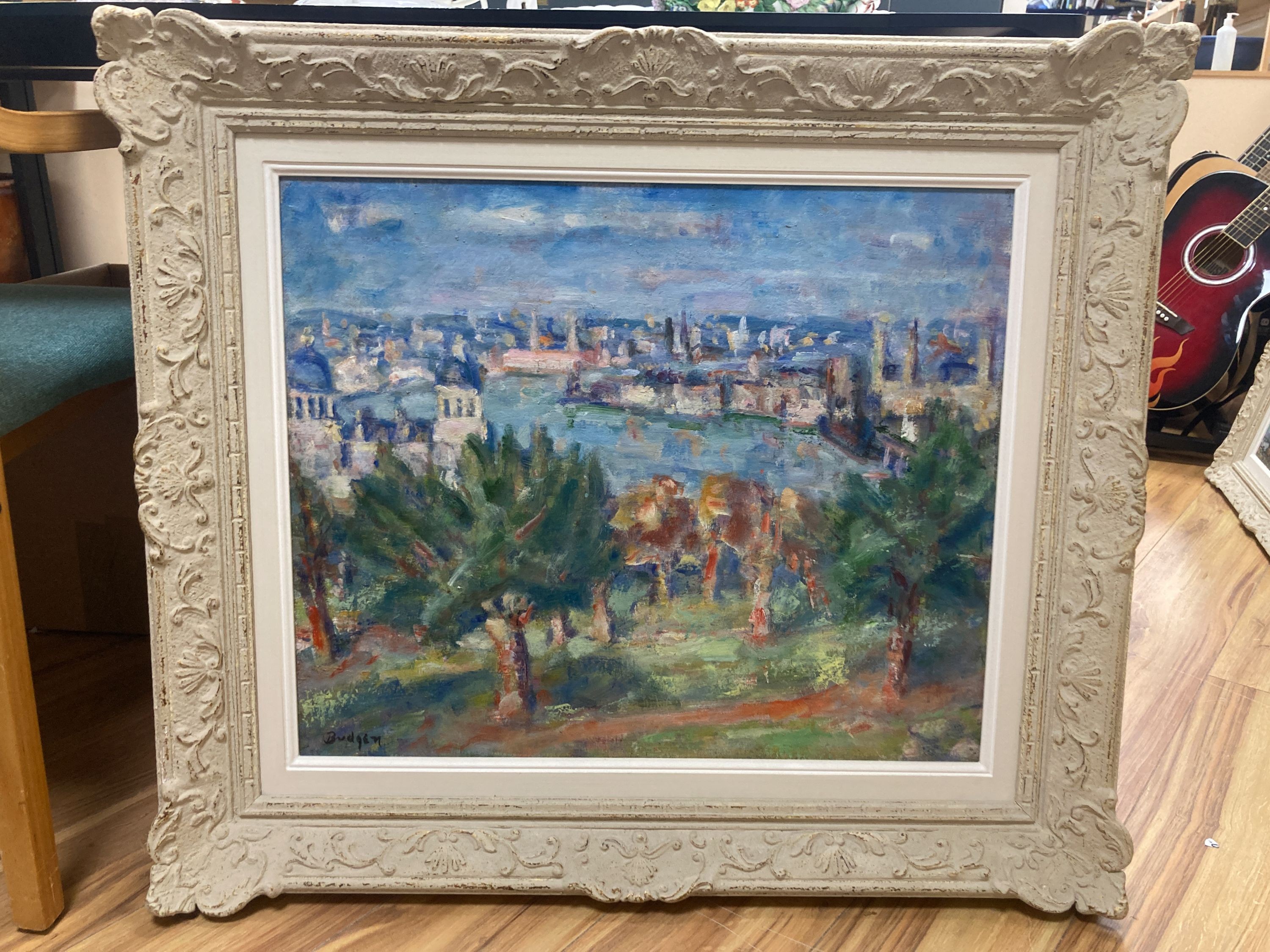 Frank Spencer Curtis Budgen (1882-1971), oil on board, Greenwich Park, signed, 50 x 60cm.